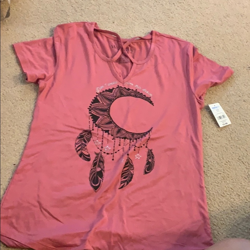 Pink Walmart shirt with dream catcher